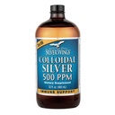 Luonnollinen polku Silver Wings Kolloidinen hopea 500ppm (2 500 mcg) Immuunituki täydentää 32 fl. oz.