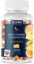 SOHM Glukosamiini ja Chondrotin Gummies 60 Count Yksittäin kääritty, tukee jointti terveys ja luut terveys, Glukosamiini Chondroitin Gummies miesten ja naisten kasvissyöjä (Pineapple, Orange)