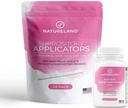 Natureland [40 kreivi Boric Acid Suppositories 600 mg w/ [20 pakkaus] emättimen lisälaite - feminiinihoito