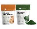 Kate Naturals Brewer's Hiiva 12oz & Spirulina Powder 8oz Bundle