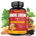 Kurkumauutekapselit - 90 Counts 3 kuukauden tarjonta - Blended Ashwagandha, Moringa, Inkivääri & enemmän - Immuniteetti, Joint, Ruoansulatus & hyvinvointi tuki