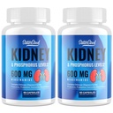 Munuaisten tuki täydentää Munuaisten puhdistus Detox 600 mg Niacinamidi & Chitosan Oligosaccharides 