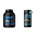 MuscleTech Cell-Tech Creatiini Powder & Clear Muscle HMB täydennysosat, Lihas Builder & Recovery Drink for Men & Women, 6 lbs Powder & 42 Softgels