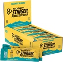 Honey Stinger Protein Bar, Coconut Almond, Protein Packed Food for Exercise, Endurance and Performance, Sports Nutrition Snack for Home & Gym, Post Treen, Box of 15