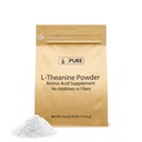 Puhdistusaineet L-Theanine (4 oz) Aminohappolisä, ei lisäaineita tai täyteaineita
