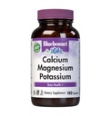 Bluebonnet Kalsium Magnesium Kalium Supplement naisten ja miesten - Tukee Terveet luut - Kalsium 1000 mg Mineraali Supplement Chelate Form - Ei-GMO, Vegan, Gluteeniton - 180 Caplets