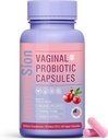 UniVitaSion Vaginal Probiootit naisten pH Balance, Lactobacillus Prebiootti Complex, Karpalouute, D-Mannose suojaa emättimen terveys Flora, emättimen Odor Control - 30 miljardia PMY, 60 kapselia