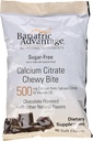 Bariatric Advantage Calcium Citrate Chewy Bites 500mg D3-vitamiinia bariatriselle kirurgialle potilaille, mukaan lukien mahalaukun ohitus ja hihat mahalaukun, sokeriton - suklaamaku, 90 kreivi