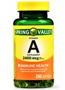 Spring Valley - A-vitamiinilisä 2400MCG 250 Softgels