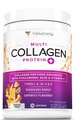 Multi Collagen Peptides Powder for Women - Hydrolysed Flavored Collagen Powder for Women with Tyypit I II III V & X C-vitamiinia & Hyaluronic Acid for Hair Skin and Nails (Tropical Punch) - 30 tarjoilua