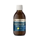 Mercola Wild Caught Alaskan Cod Liver Oil, 6,8 Fl. Oz. (200 ml), 40 Servings, 1 000 mg Omega-3s per Serving, Ravintolisä, tukee aivojen ja kognitiivisia toimintoja, ei-GMO, MSC Certified