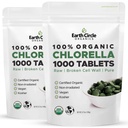 Organic Clorella Tabletit 1000 Count 