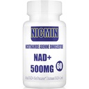Liposomaalinen NAD+ Täydennys 800mg TMG 300mg, Max Imeytyminen Todellinen NAD+ täydennysosa(Ei prekursori solujen energia, terve ikääntyminen ja lihasten korjaus 60 kapselia