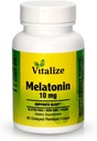 Elinvoimainen unituki: 10 mg melatoniini & B6-vitamiini tehostettu Formula ...