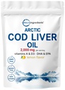 Cod Liver Oil 2000mg Per Serving, 360 Softgels ...
