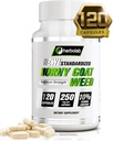 Herbalab Horny Goat Weed Extract, Standardoitu 10% Icariin, 250 mg x 120 kapselit (AKA Epimedium Extract, Barrenwort, Bishop. Hattu, keiju siivet, Yin Yang Huo)