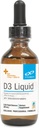 XYMOGEN D3 Liquid - Liquid D-vitamiini D3 -vitamiinia immuuniterveyden, luun ja sydämen terveyden tukemiseksi - 1000 IU VIT D/drop - Micro-Emulsified for Enhanced Absorption (2.03 oz / 1500 Servings)