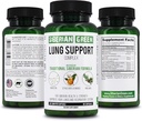 Siperian vihreä Lung tuki Complex 60 kapselia - Perinteinen Formula Supplement Rich Quercetin, Citrus Bioflavonoids, Pine Bark