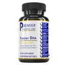 Premier Research Labs Premier DHA - Vegan DHA Omega 3 rasvahapot, Algae Based DHA naisille ja miehille, Natural DHA Supplement Sopii Vegans- 60 kasvissyöjä Softgel Kapselit