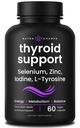 NutraChamps Kilpirauhasten tuki ja lisätuki täydentää 2-in-1 Formula Jodi & Ashwagandha energia, aineenvaihdunta, keskittyä, lisämunuaisten väsymys ja stressin lievittäminen, Cortisol Balance naisten ja miesten