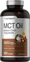 Horbäach MCT öljy pillereitä ... 3600 mg ... 300 Softgel kapselia...