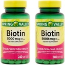 Spring Valley - Biotin 5000 mikrog, 240 Softgels by Spring Valley (paketti 2)