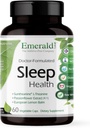 Emerald Labs Sleep Health - Sleep Support Suntheanine L-Theanine, Melatoniini, European Lemon Balm & Passionflower - Gluteeniton, Vegaani - 60 Vihanneskapselia (30 päivän ruoka-aika)