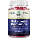 Melatoniini 5mg Natural - Liivate Ilmainen ja Halal Melatoniini Gummies 5mg Sleep Supplement for Adults - Marja uni Gummies aikuisille Fall Asleep Nopeampi luonnon makuja ja värejä 60ct