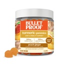 Luodinkestävä sokeri-vapaa persikka inkivääri Turmeric Gummies, 60 Count, Keto täydentää nivelten ja tulehdusten Response tuki, uusi ja parannettu maku ja texure, Pakkaus Toukokuu Vary
