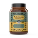 Complete Natural Products Nattokinaasi kapselit - 100 Count 570Mg 6000Fu's, tukea tervettä verenkiertoa, Natto Enzymes, Gluteeniton, Pure Soy Enzyme, Vegan, ei-GMO