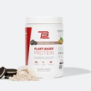 TB12 Kasviperäistä proteiinijauhetta Tom Brady, 24 g vegan Pea Protein, Low Sugar, Low Carb, Ei-GMO, Ateriankorvike, Keto Friendly, Paleo, Sokeriton, Evästeet ja Cream Flavor (30 tarjoilua)