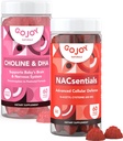 NAC 600mg + Choline & DHA Gummies Bundle - Ravitsemustuki päivittäiselle hyvinvoinnille