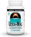 Source Naturals Ultra-Mag, Vegan Dietary Supplement, 5-in1 Biosablet Magnesium, Rentoutuu Lihakset & Vaaleat Nerves*, Vegan Kapselit (90)