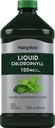 Piping Rock Liquid klorofylli 100mg ... 16 oz... Mint Flavor.