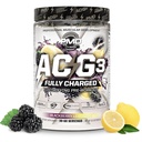 PMD Sports ACG3 Täysin ladattu - Electrifying Pre workout Powder - High Energy & Pump Pre workout miesten ja naisten maksimoida Focus, Endurance & Performance - BlackBerry Lemonade (30-60 Servings)