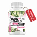 Hiusten kasvu Biotin Gummies naisille, hiusten iho & kynnet vitamiinit, 5000 mcg Biotin, Valmistettu USA, Jodi kynsien sieni, Koliini-inositoli täydentää, Biotina Gomitas para el Cabello