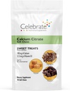 Juhlista vitamiineja Bariatric Calcium Citrate Soft Chews D3-vitamiinia, 500 mg, sokeriton ja gluteeniton kalsiumsitriitti bariatrisille potilaille, makeat lääkkeet, 90