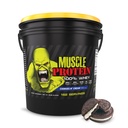 COLOSSAL LABS Muscle Whey Protein Flavored Protein Powder, 25,000mg Aminohapot/Serving, kylmäsuodatettu(Pakkaus May Vary) (12 punta (Bucket), Evästeet & Cream)