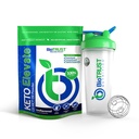 BioTrust Keto nostaa puhdasta C8 MCT öljyjauhetta (ei maku) BlenderBottle Bundle