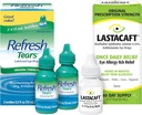 Kyynelten raikastaminen Lubricant Eye Drops, 2 Luku (Pack of 1) + Lastacaft kerran päivässä Eye Allergia Cutch Relief Drops, 60 päivän tarjonta, 0,17 Fl Oz (Pakkaus 1)