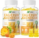 Kalsium Magnesiumsinkki Gummies D3-vitamiinilla, ashwagandha lisäravinteet - korkea teho tehostettu absorptio - ananas maku 180 Count