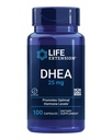 Life Extension Litium 1000 mikrog ja DHEA 25 mg - Aivojen terveys, anti-aging, pitkäikäisyys, immuuni- ja seksuaaliterveyden lisäravinteet - 100 kreivi