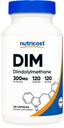 Nutricost DIM (diindolyylimetaani) Plus BioPerine 300 mg, 120 Kasvissyöjäkapselit - enintään 4 kuukauden tarjonta, Max Strength DIM täydentää
