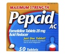 Pepcid AC Acid Reducer Maximum Strength Tablets, 100 count