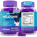 Melatoniini Gummies 30 mg aikuisille - Maximum Strength Melatoniini Gummies for Relaxation & Rauhoittava, Exogenic melatoniinin täydennysosa FOS varten Immuuni, Gut Health ja pH Balance, Sugar Free -120 Counts