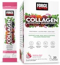 Force Factory Collagen Boosting Superfoods kanssa Biotin, Hyaluronic Acid, Bamboo, ja hiukset, iho, ja kynsien vitamiinit, kynsien vahvistaminen ja ihon täydentää, Trooppiset hedelmät Flavor, 20 Stick Packs