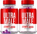 NutraRize (Pack of 2 Ultra Mies Gummies 1000 MG, Vitamiini Gummies, Kaikki Natural Supplement Boost Daily Performance ja yleistä terveyttä, viralliset UltraMale arvostelut (120 Gummies)