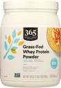 365 by Whole Foods Market, Grass-Fed Whey Protein Powder, Vanilla Flavor, 18