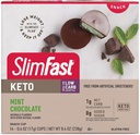SlimFast Keto Fat Bomb Välipala Cup, Minttusuklaa, Keto Välipalat laihtuminen, Low Carb kanssa 0g lisätty sokeri, 14 Count Box (Pakkaus toukokuussa Vary)